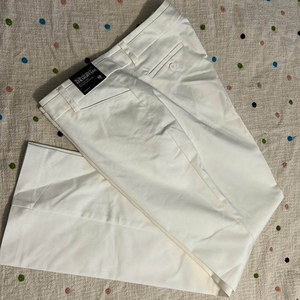 White work pants NWT